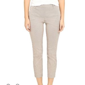 Theory Cropped Seersucker Pants Size 6